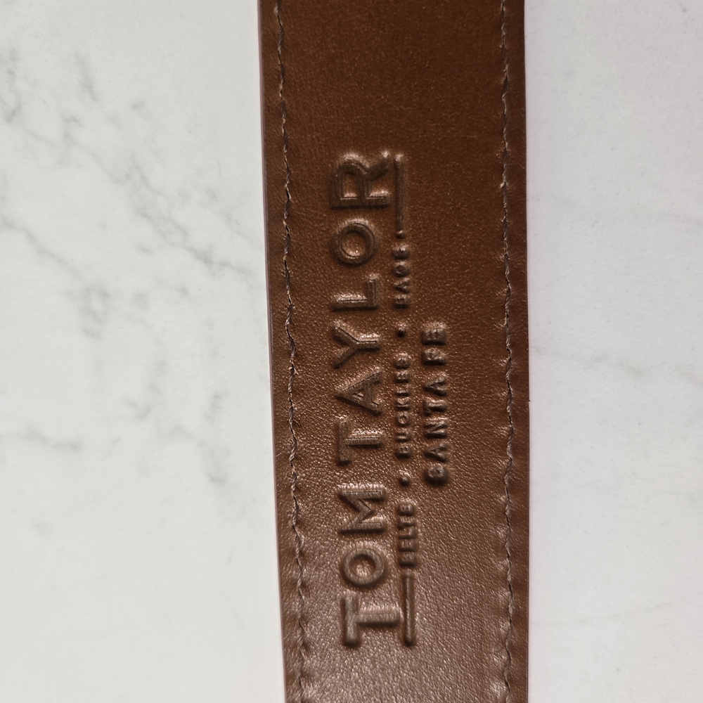 Tom Taylor Pink Textured Men's Belt Strap - Picture 2 of 7